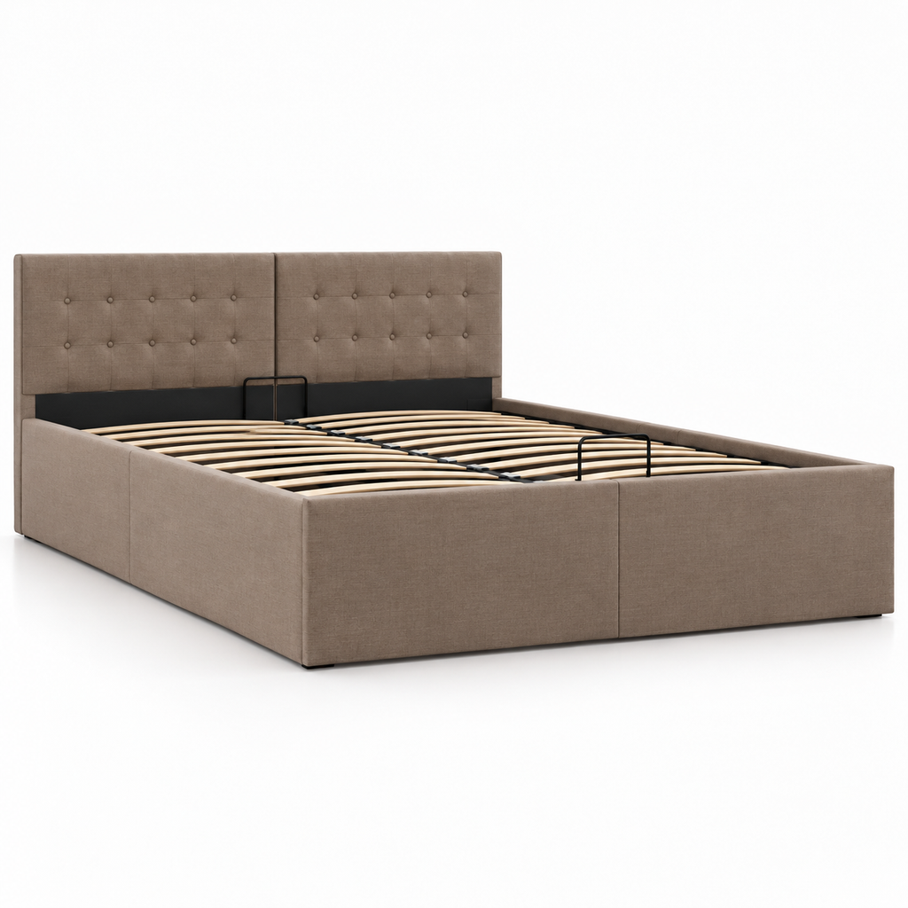 Lit Coffre en Tissu