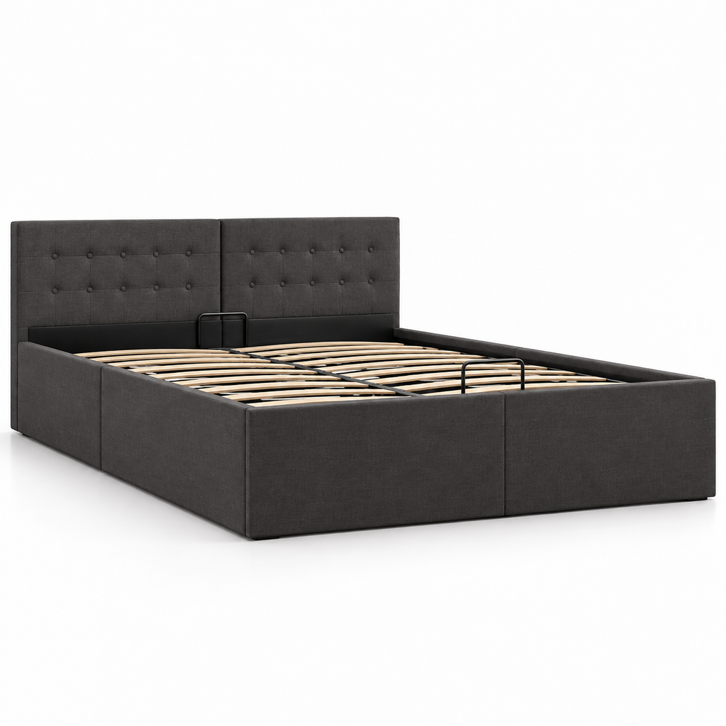 Lit Coffre en Tissu