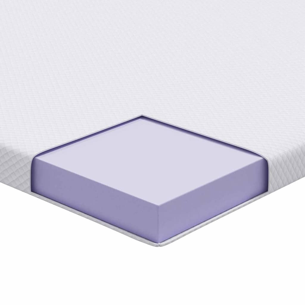 Surmatelas en mousse à mémoire Thick Doux Blanc